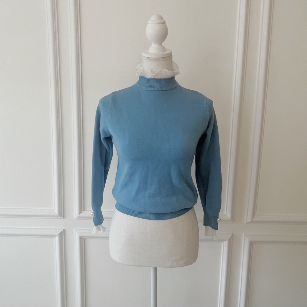 Sweater with Ruffle Details